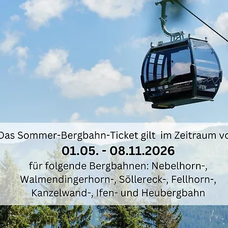 Lägenhet Bergfex Falkenberg 304 Mit Sommer-bergbahnticket Oberstdorf